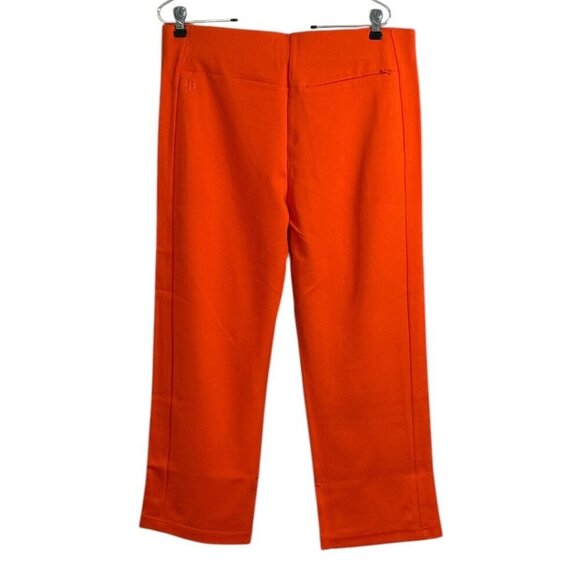 Betabrand Women's Monroe Crop Trouser Burnished Coral Size PXL NEW - Picture 3 of 6